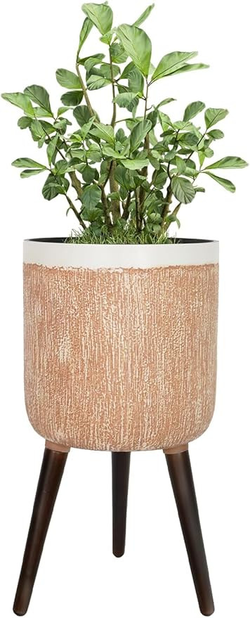Boho Planters for Indoor Plants with Stand,Vintage Mid Century Tall Decorative Flower Plant Pots ... | Amazon (US)