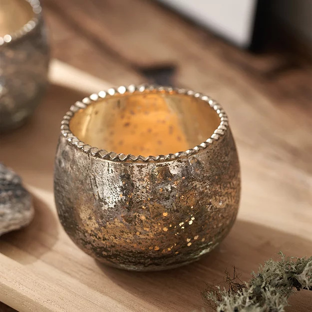 Frill Mercury Tealight Holder | Decorative Accessories | The  White Company | The White Company (UK)