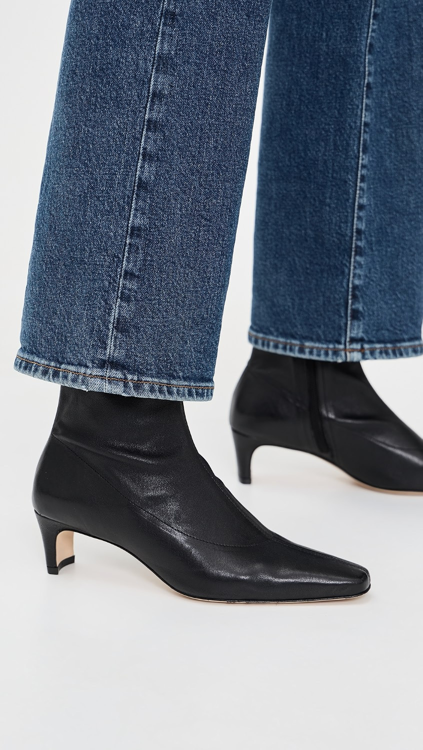 STAUD Wally Sock Ankle Boots Black 41 | Shopbop