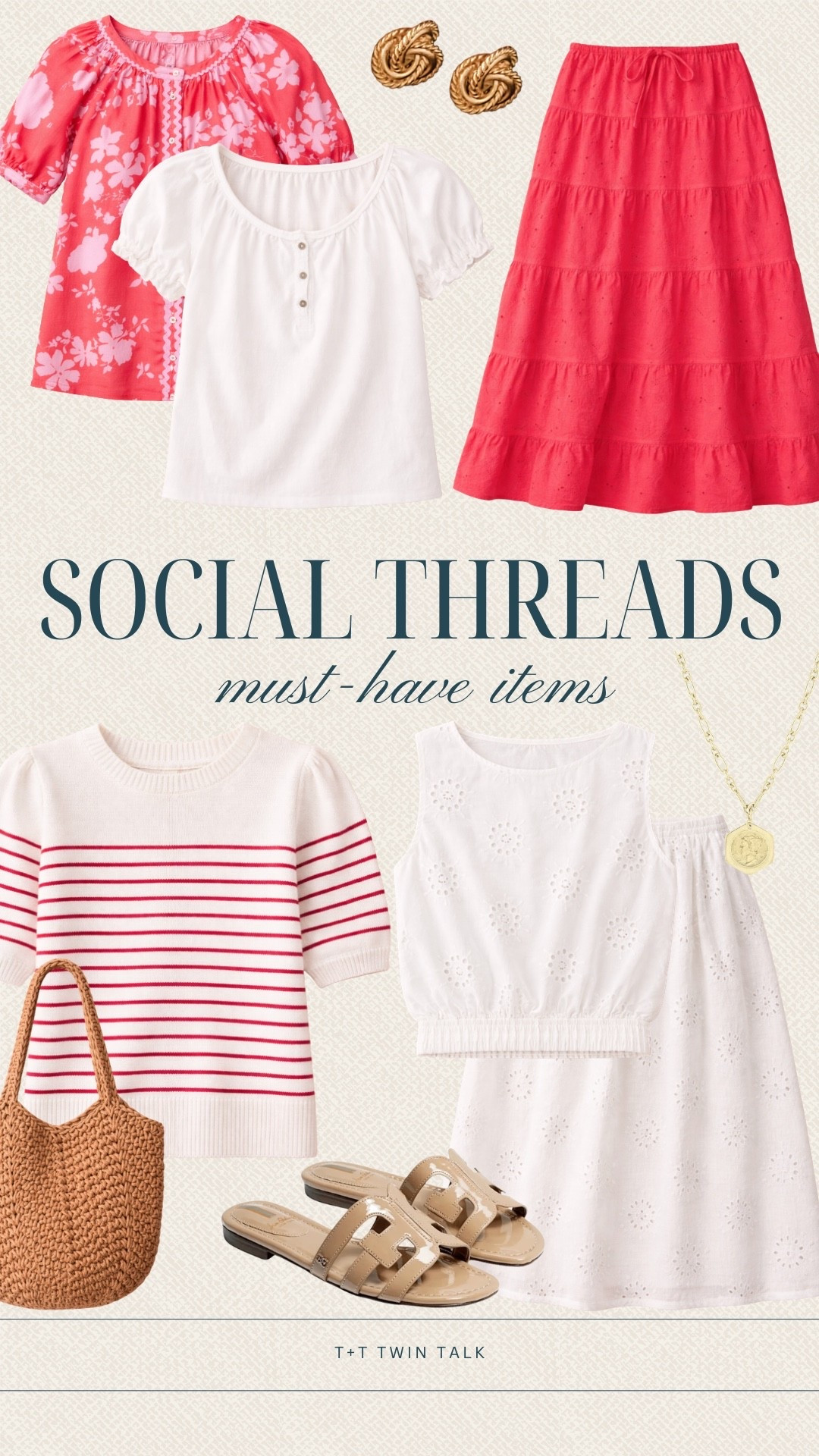 We rounded up our favorite Social Threads pieces! The white set works effortlessly with the sandals and bag for a clean outfit. Adding in the gold accessories gives it a simple feel that’s perfect for vacation or brunch.

#LTKSeasonal #LTKootd #LTKOver40