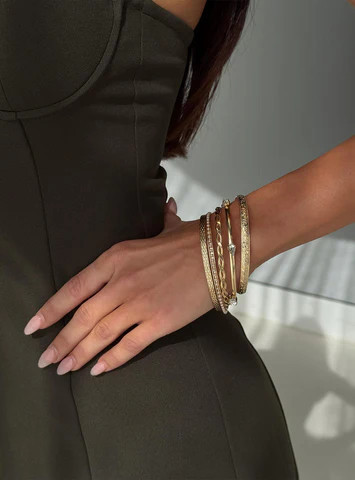 Valera Bracelet Pack Gold | Princess Polly US