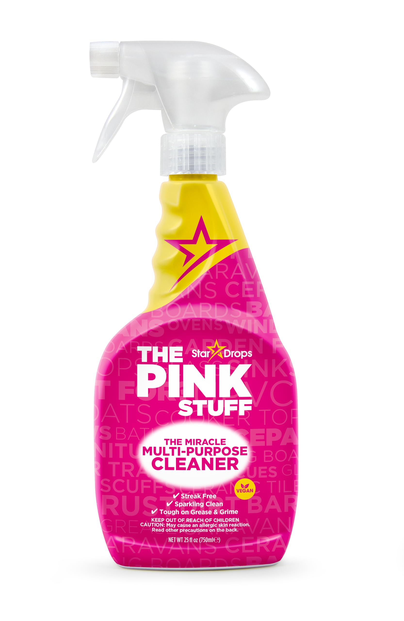 Stardrops The Pink Stuff Miracle Multi-Purpose Cleaner – Removes Grease, Grime, and Stains on K... | Amazon (US)