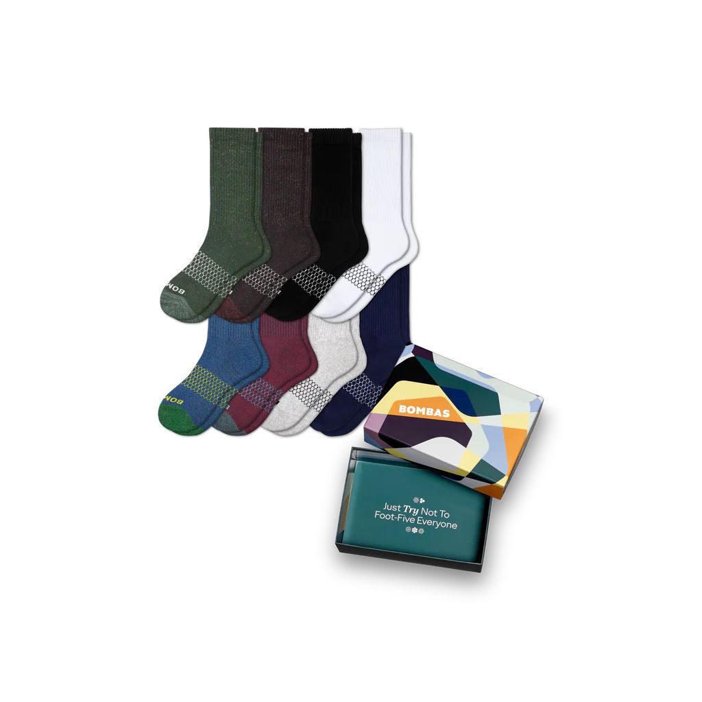 Men’s Calf Sock 8-Pack Gift Box | Bombas Socks