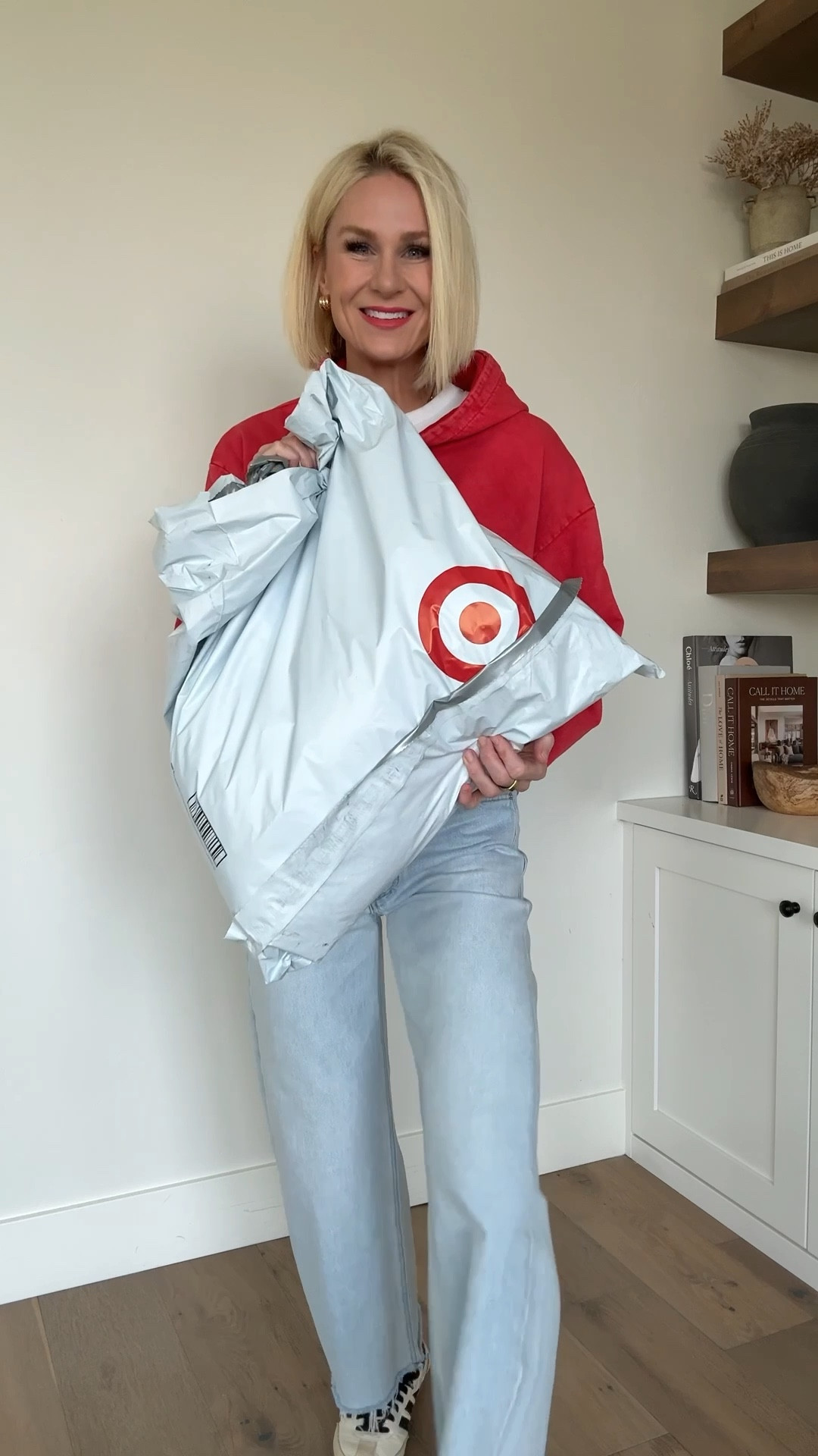 New spring sweaters at Target!
A pretty cable knit/woven sweater with the perfect drape. Comes in three colors — a classic ivory, butter yellow (ignore the online yellow) and a pretty berry pink.
The pink would make a perfect Valentine’s Day outfit!
Fits tts, wearing a medium 

#LTKgrwm #LTKmomlife #LTKOver40