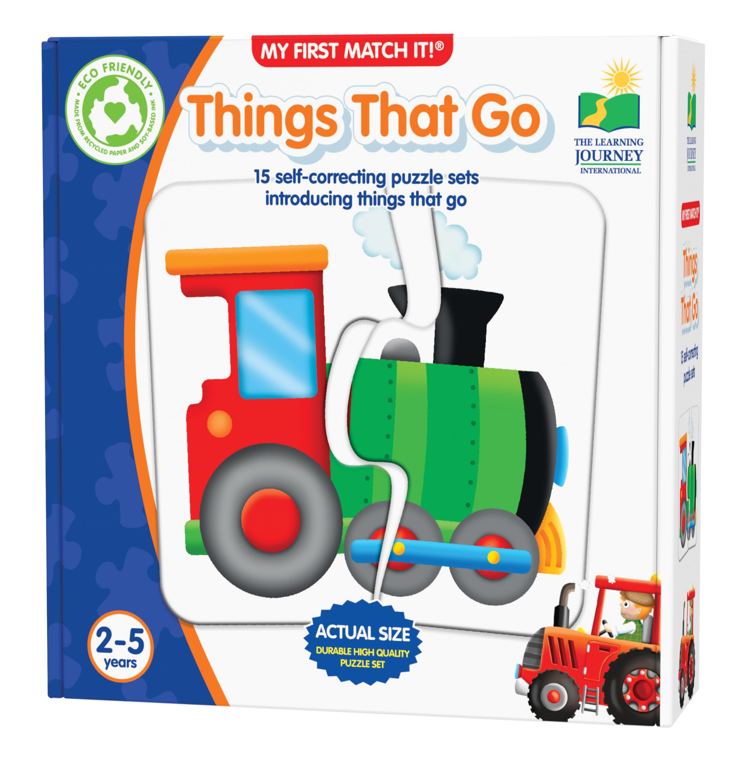 The Learning Journey: My First Match It - Things That Go - 15 Self-Correcting Vehicle Matching Puzzles | Amazon (US)