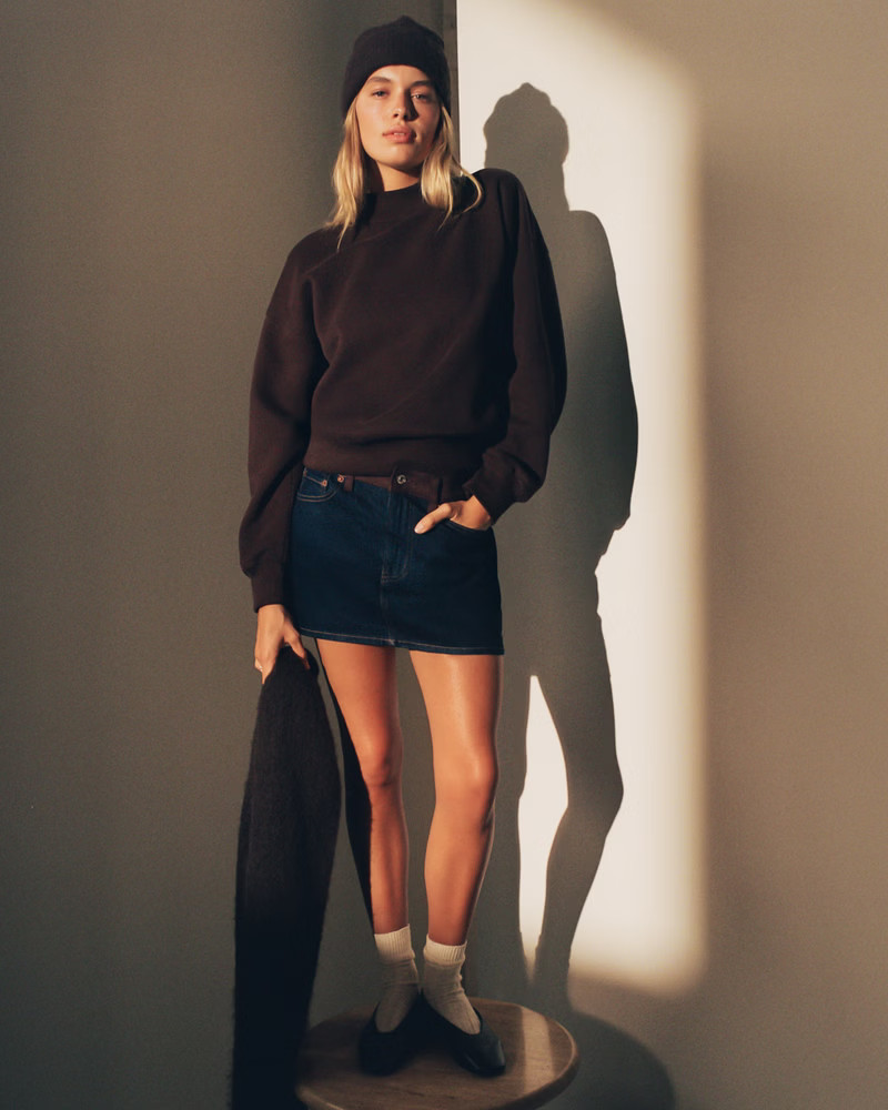 Sunday Mockneck Crew | Abercrombie & Fitch (US)