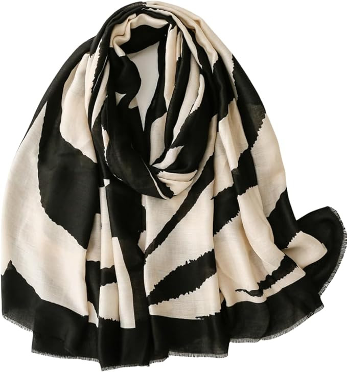 Travel Boho Scarf for Women Casual Lightweight Pashmina Scarves Fashion Multicolor Shawl Wraps wi... | Amazon (US)