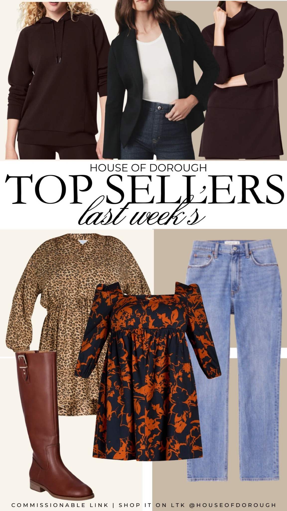 Last week’s top sellers!! All of these pieces are perfect for building your fall and winter wardrobe 🫶🏼🫶🏼 

In both of the dresses i wear a 2X! The blazer is a 2X but size up if you want it to button but runs TTS with stretch. The hoodie is a 3X and the tunic pullover is a 2X. The jeans I size up 2- I’m wearing the 36 (22)! 

Plus size fashion / plus size / plus size outfits / Walmart / spanx / wide calf boot

#LTKSeasonal #LTKStyleTip #LTKPlusSize