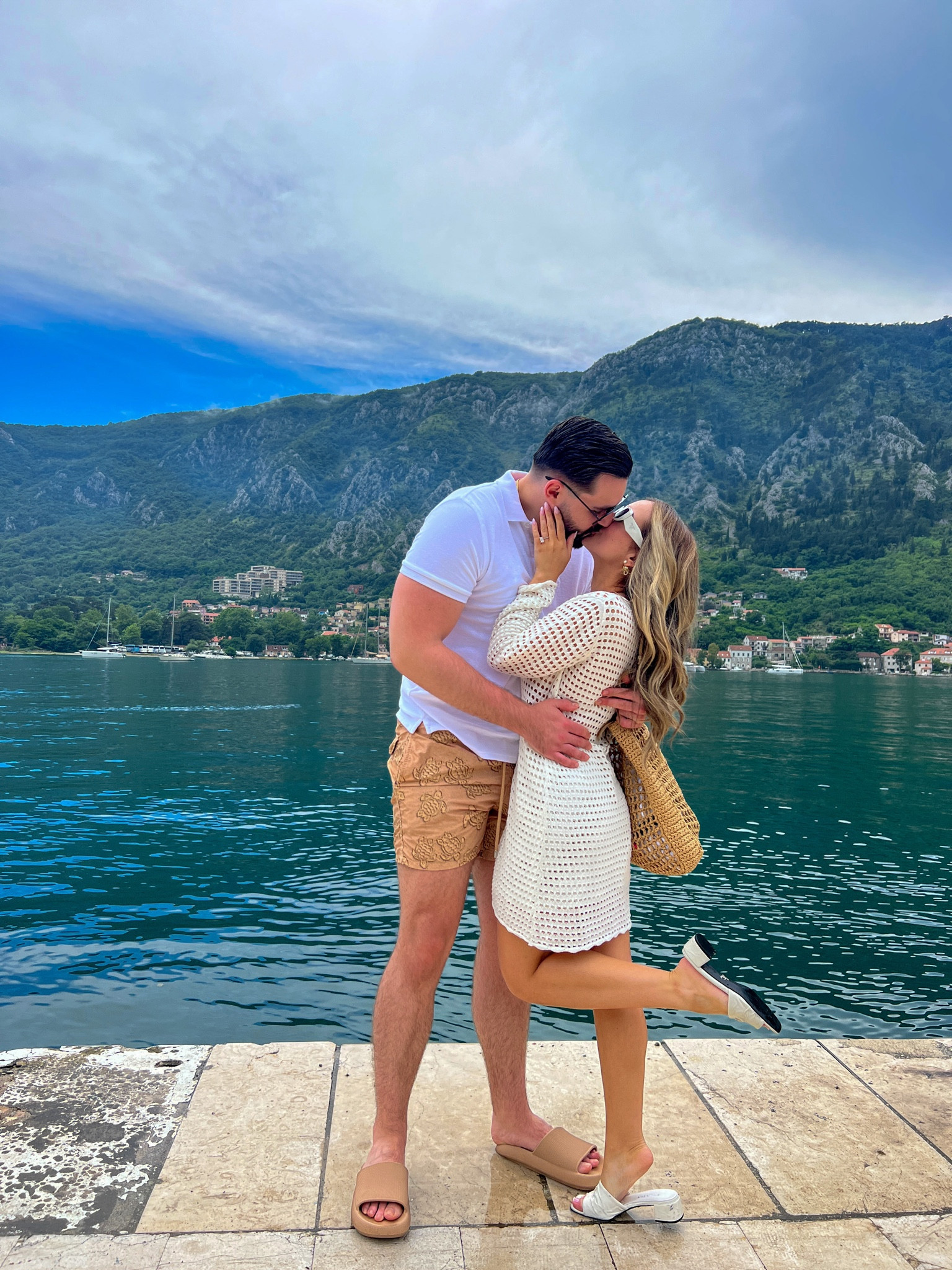 Montenegro 🇲🇪 this outfit was so comfy while wearing on the boat day. The sweater kept me warm while the boat was zoomin. I wore it with a bikini under. 
On lulus use code “RACHEL20” to save.

#LTKswim #LTKtravel #LTKeurope