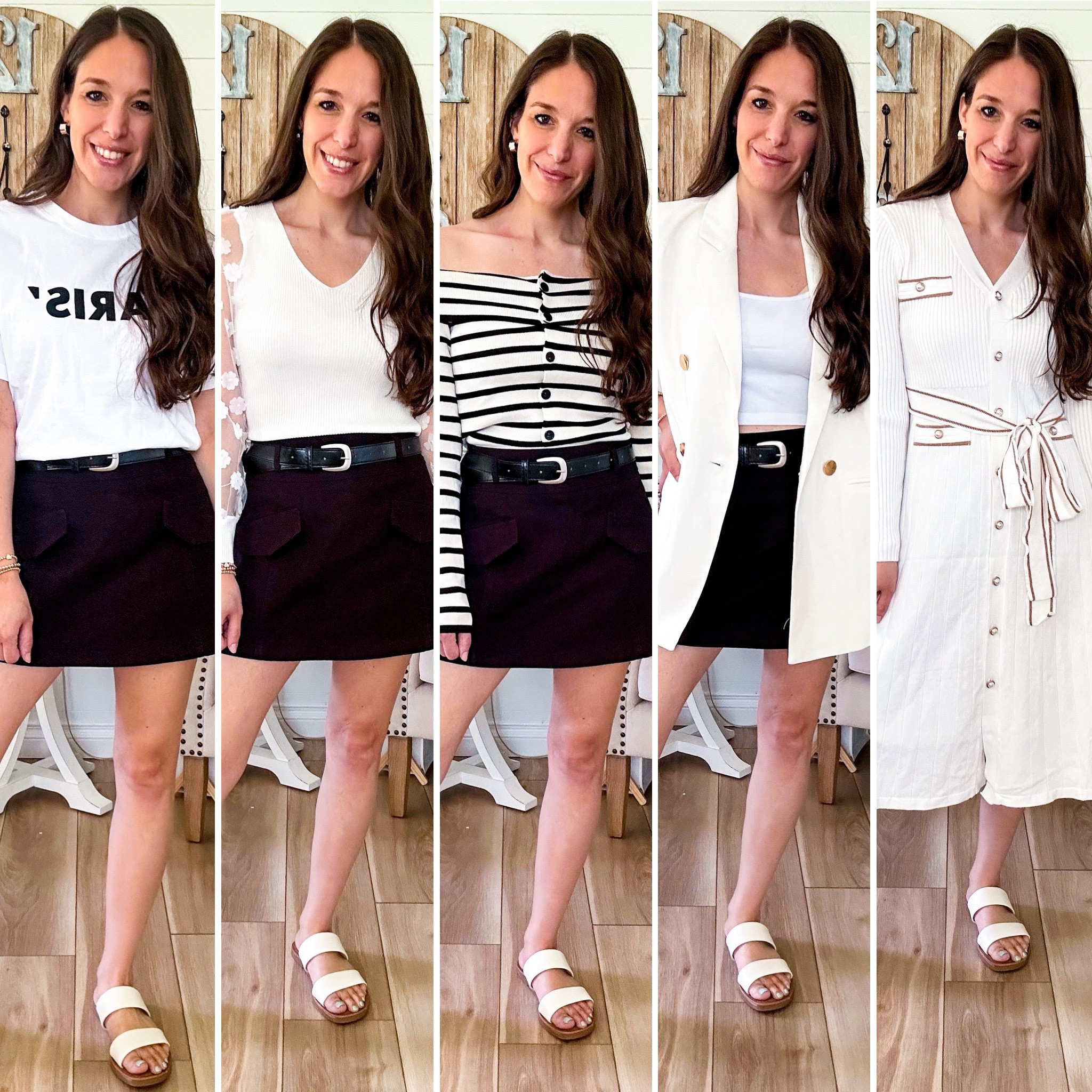 Five elevated black and white looks for summer! Chic wish has the best selection for elevated chic styles! 
Wearing small in all! 
Shoes tts 

 10% off $50 , 15% off $100, 20% off $150. 

#LTKFindsUnder100 #LTKFindsUnder50 #LTKStyleTip