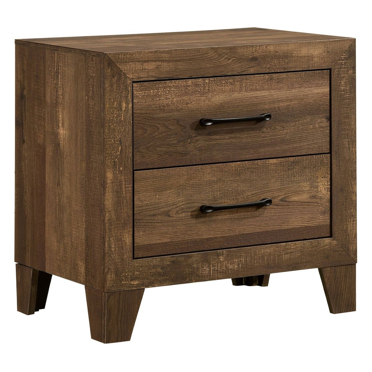 Quail 2 Drawer Nightstand Rustic Light Walnut - HOMES: Inside + Out | Target