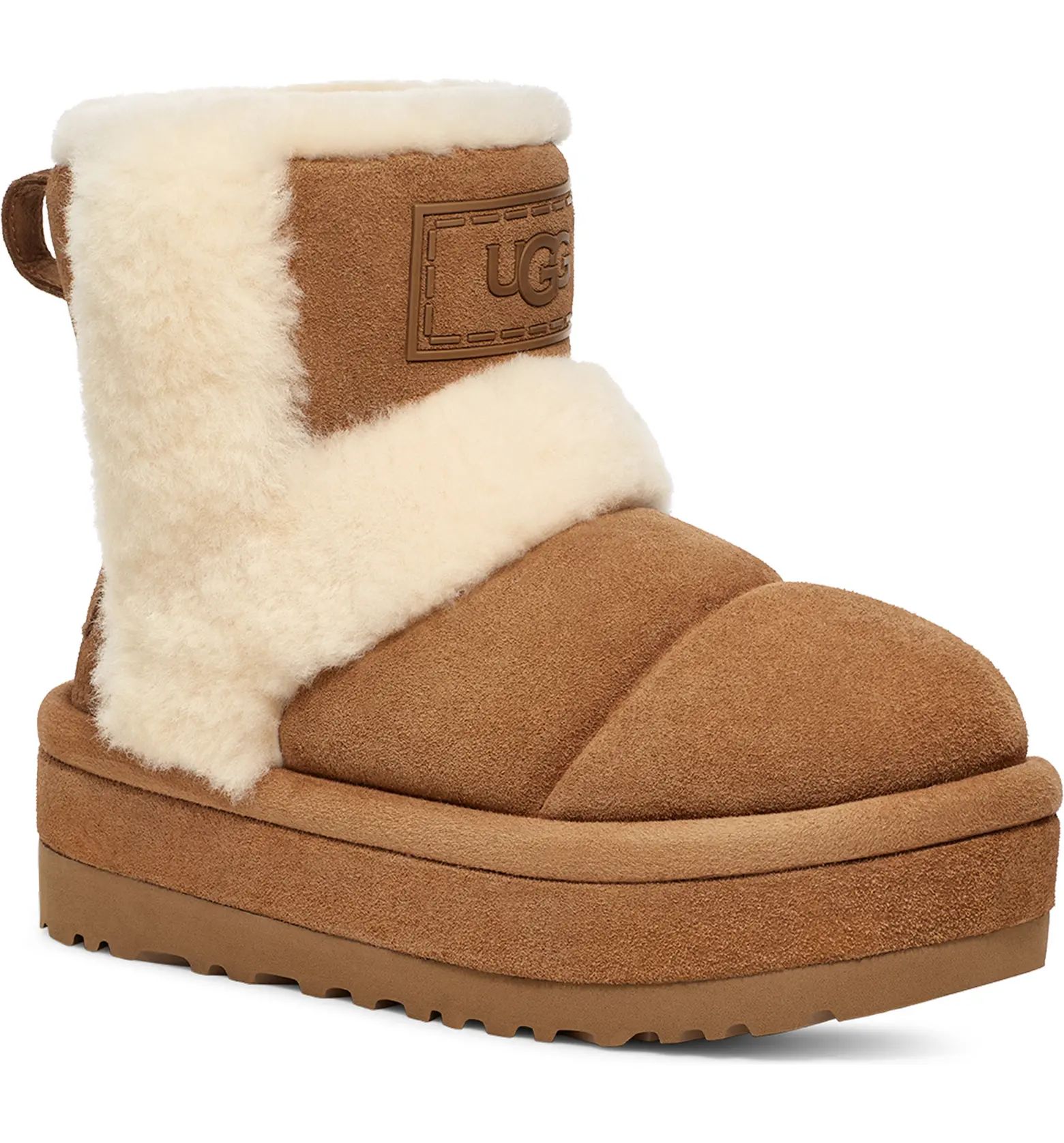 Classic Chillapeak Genuine Shearling Trimmed Boot (Women) | Nordstrom