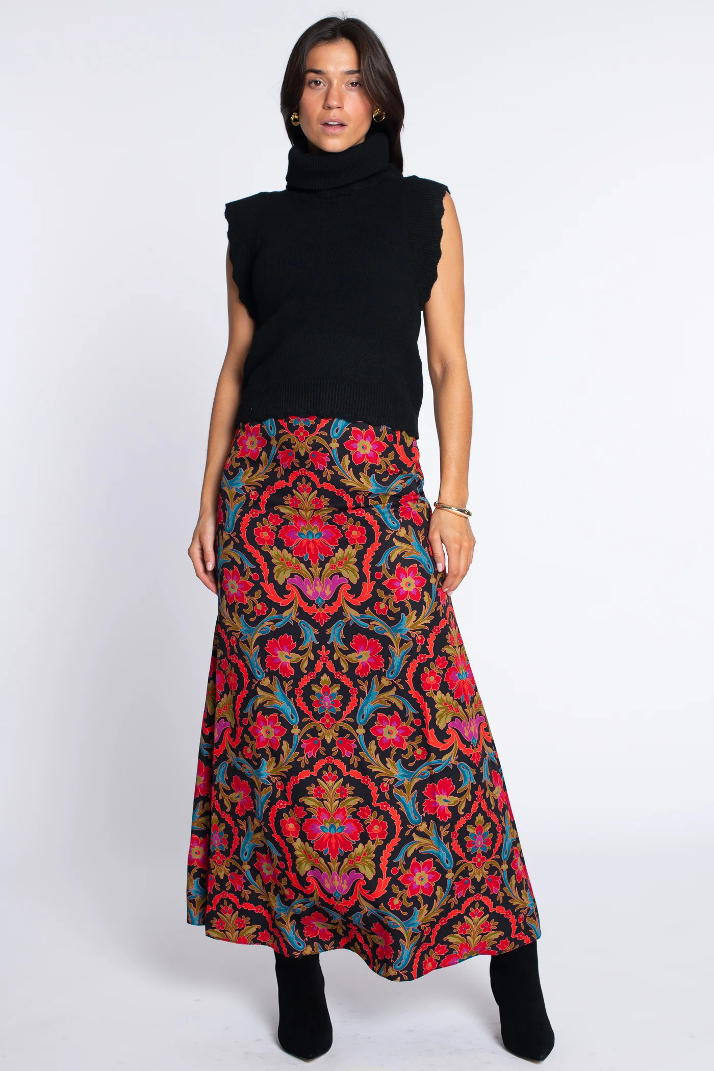 Anita Skirt in Damask | Elizabeth James The Label