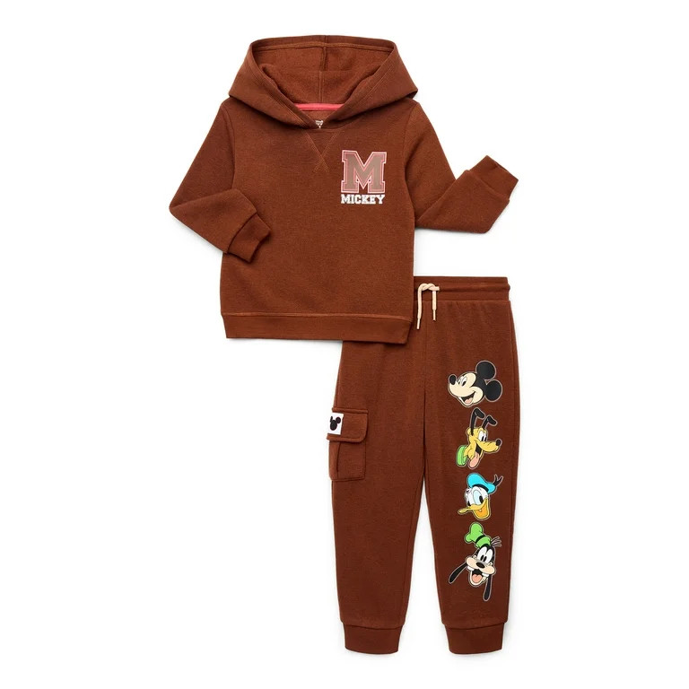 Mickey and Friends Boys Graphic Hoodie and Jogger Pants Set, 2-Piece, Sizes 6-8 | Walmart (US)
