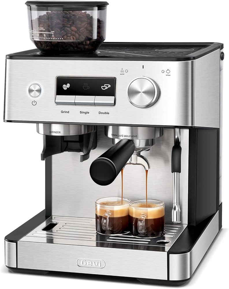 Gevi 20 Bar Espresso Machine with Built-in Grinder & Milk Frother | Professional Coffee Maker for... | Amazon (US)