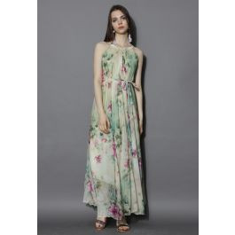 Flower Lullaby Maxi Slip Dress | Chicwish