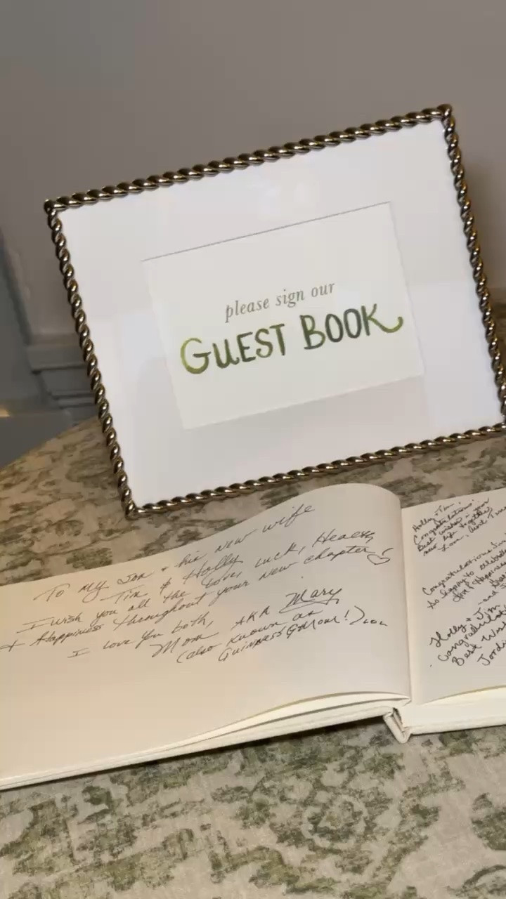 Absolutely loved our Etsy signage and custom guest book 🥹 We used the same Etsy seller for our table numbers too and loved how they turned out!

#LTKWedding #LTKSaleAlert