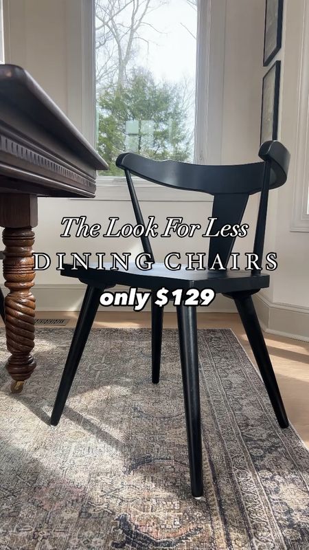 Dining room chairs | the look for less | McGee & co inspired | pottery barn inspired | black dining chairs | dining room decor 

#LTKfindsunder50 #LTKfindsunder100 #LTKhome