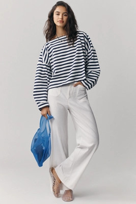 The Colette Beachy Linen Full-Length Wide-Leg Pants by Maeve | Anthropologie (US)