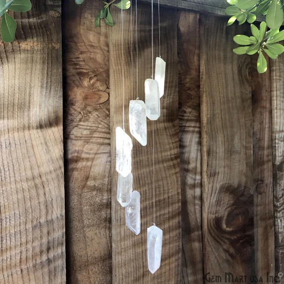 Wind Chime in Natural Colors of Agate for Outside Melodic | Etsy | Etsy (US)