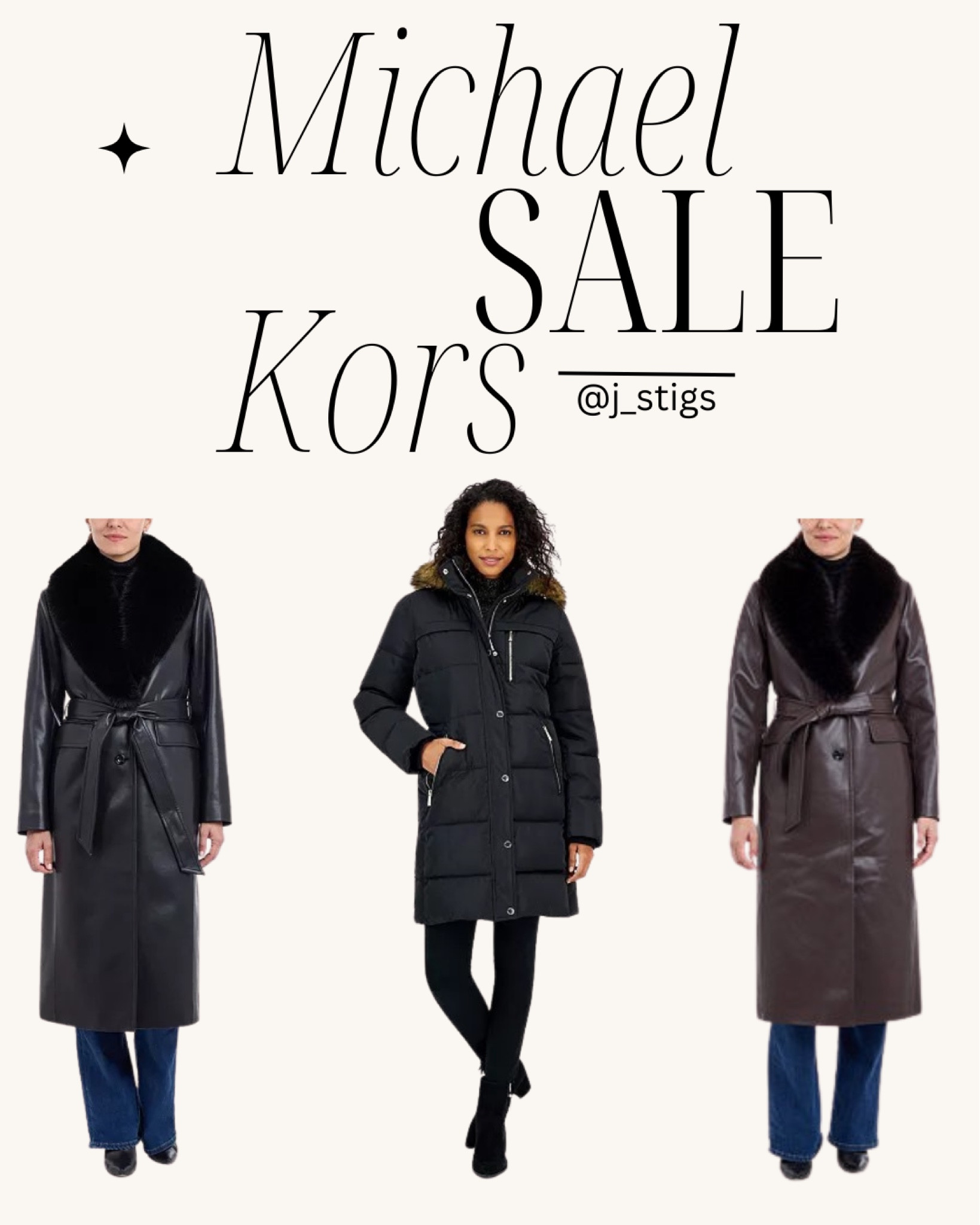 Michael Kor’s coat sale at Macy’s!
Loving the long leather jacket with the fur trim. Its giving Mob wife vibes. A must have to keep warm the rest of the winter season. ❄️

#LTKSeasonal #LTKsalealert #LTKstyletip