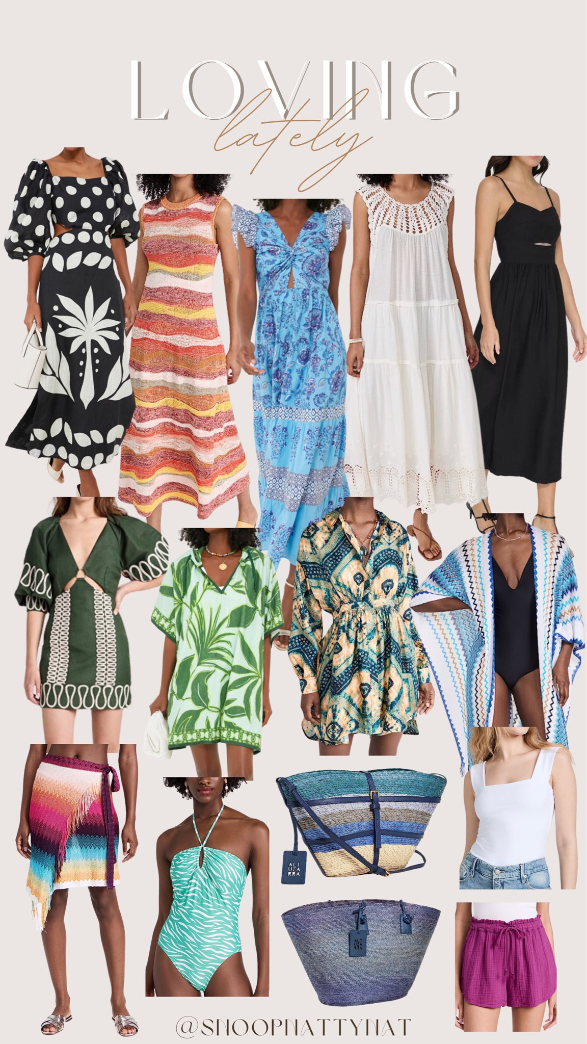 Summer outfit inspo - lovely lately - casual outfit ideas - weekend outfits - outfits for vacation - ideas for vacation outfits - swimsuit cover ups - summer swimsuit ideas - inspo for summer outfits - summer accessories - cute bags for summer 

#LTKswim #LTKstyletip #LTKSeasonal