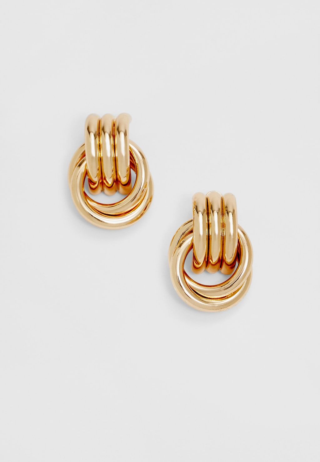 Double-hoop earrings | Stradivarius (UK)