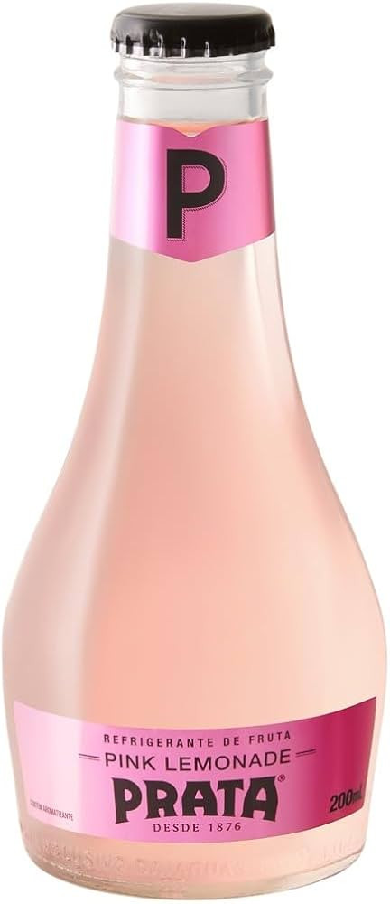 Prata Refrigerante Pink Lemonade Vidro 200Ml | Amazon (BR)