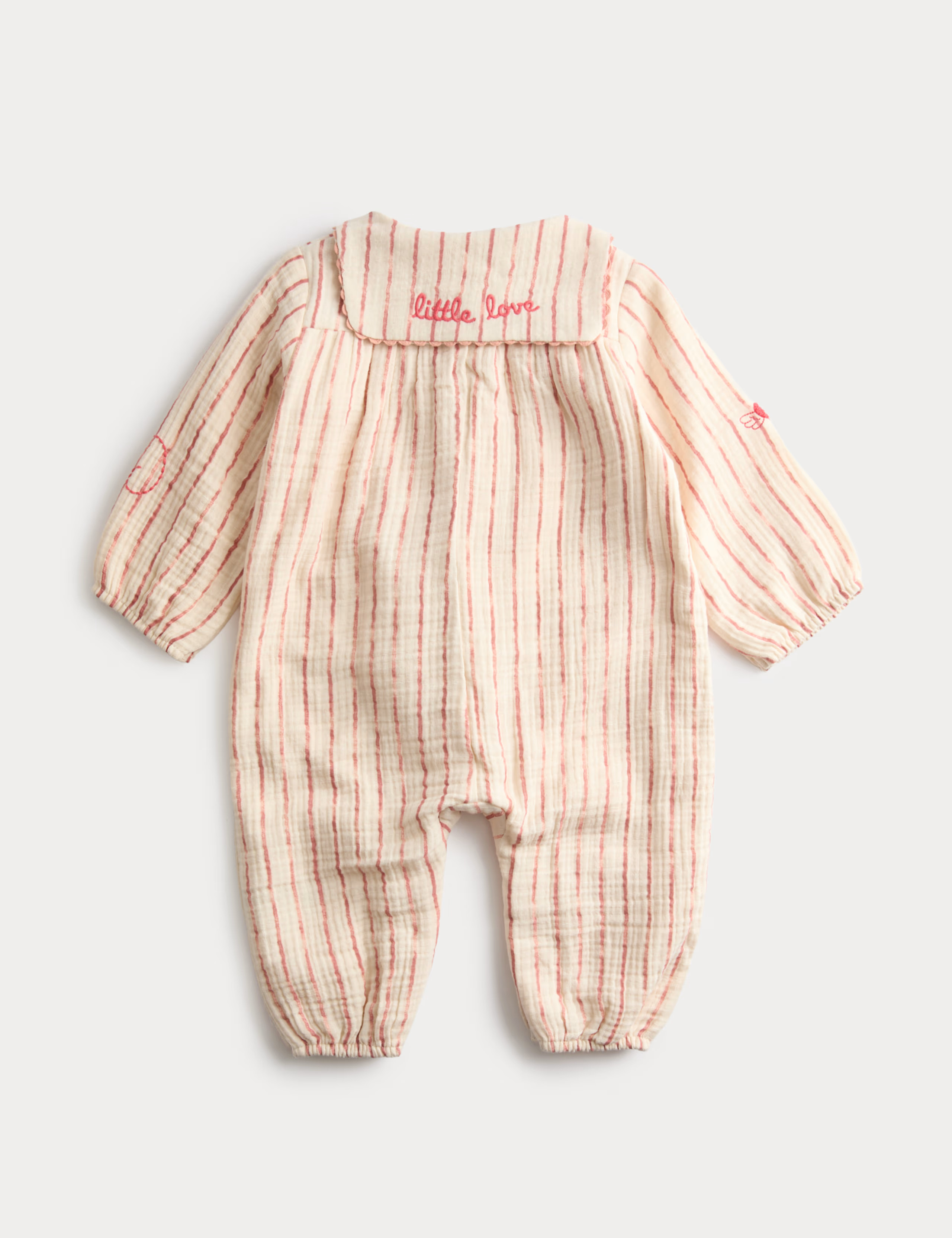 Pure Cotton Cupid Striped All in One (0-3 Yrs) | Marks & Spencer (UK)