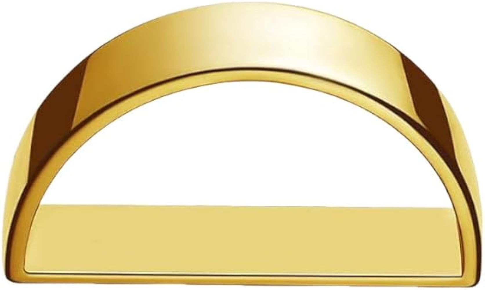 Minimalist Semicircle Silk Scarf Ring Slides Clip for Women Scarves Shawl T Shirt Fashion Gold Pl... | Amazon (US)