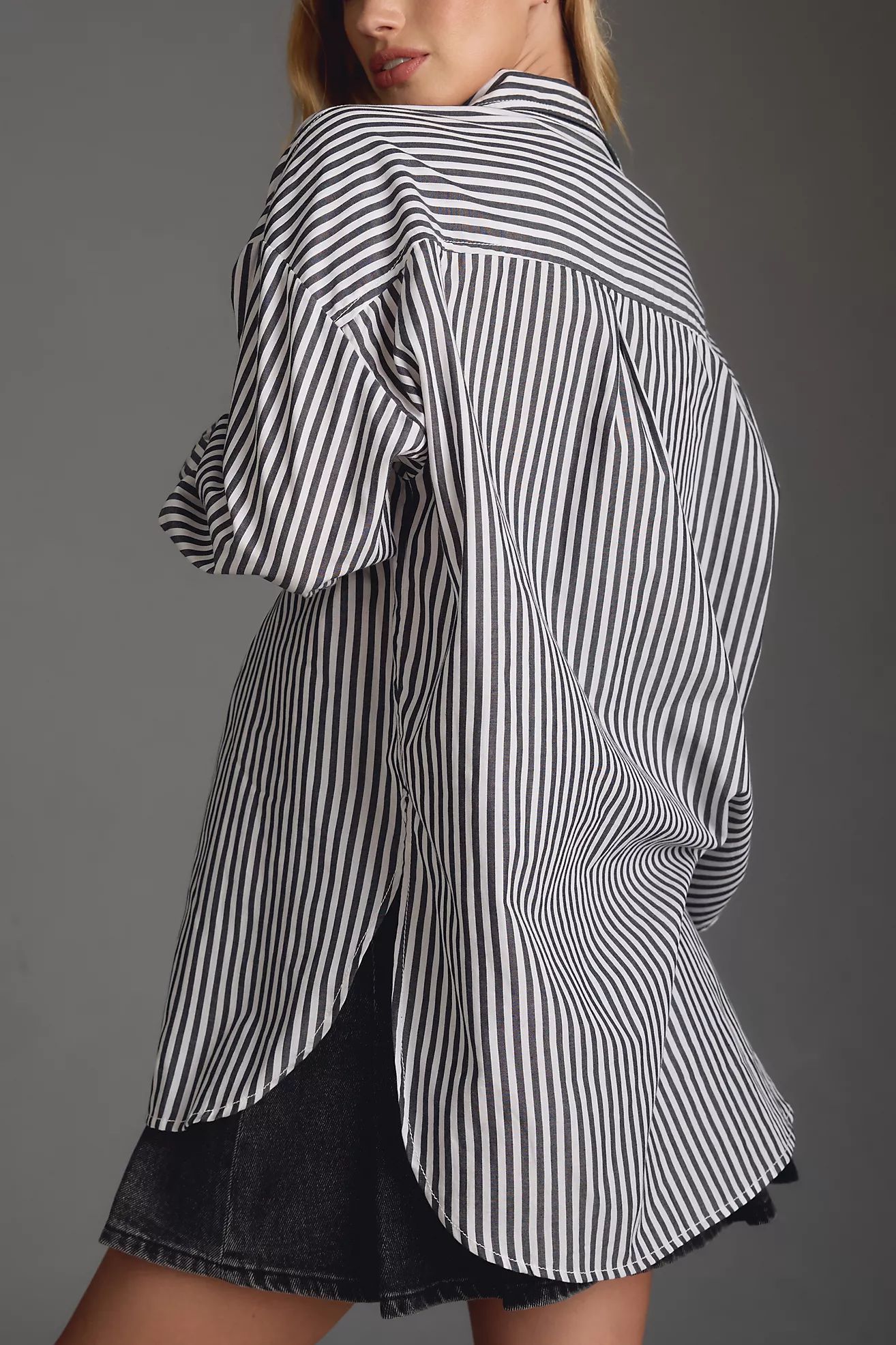 The Bennet Buttondown Shirt: Striped Edition by Maeve | Anthropologie (US)