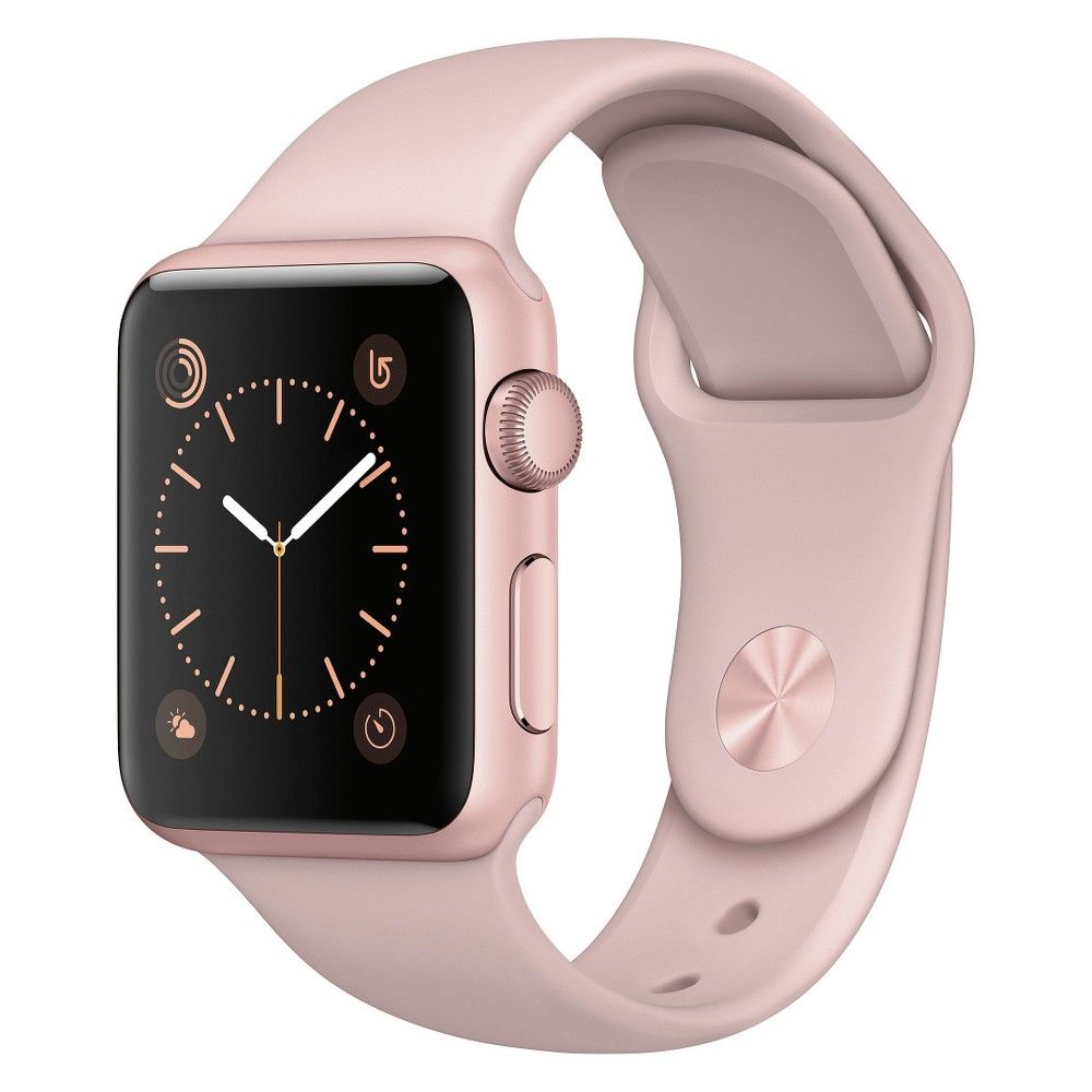 Apple Watch Series 1 38mm Rose Gold Aluminum Case with Pink Sand Sport Band, Adult Unisex | Target