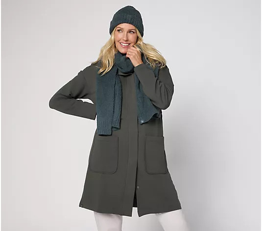 Make Your Selection: Barefoot Dreams CozyChic Beanie and Scarf Set | QVC