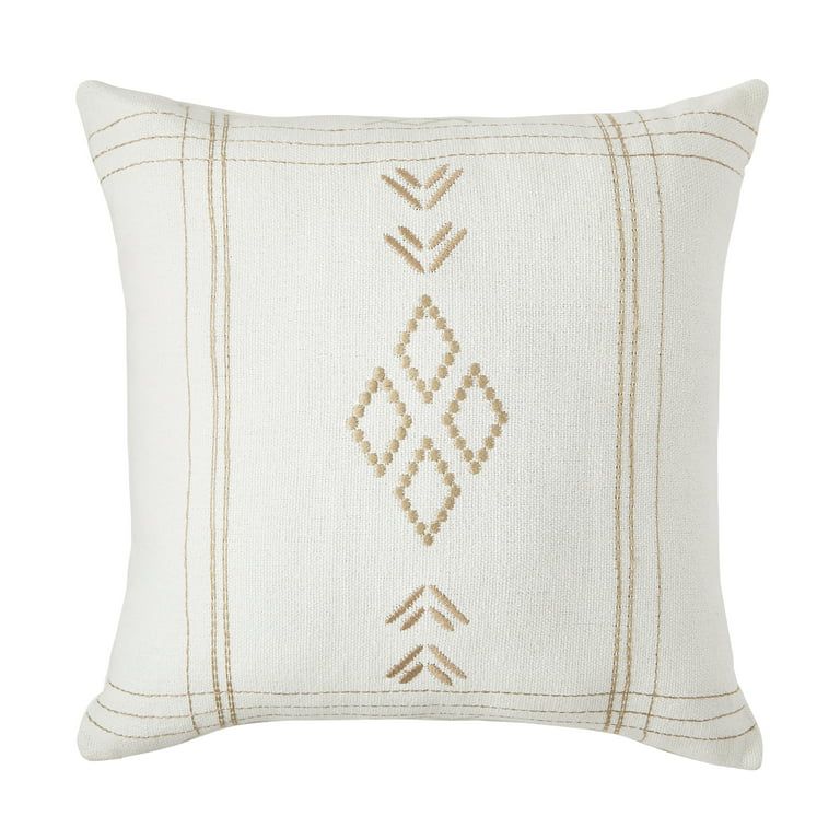 Better Homes & Gardens Beige Cactus 20" x 20" Pillow by Dave & Jenny Marrs | Walmart (US)