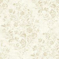 York Isidore Scroll Wallpaper 4072-70007, Sure Strip in Beige by DecoratorsBest | DecoratorsBest