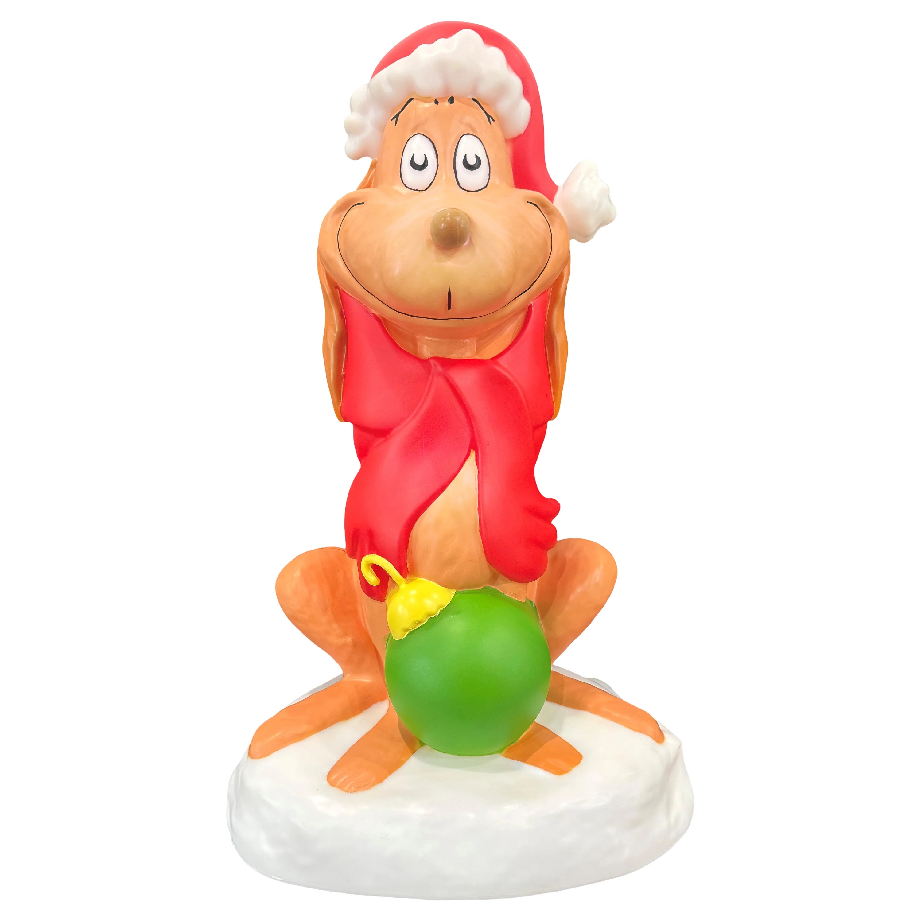 Christmas LED Blow Mold Decor Max Santa Hat Dr. Seuss' The Grinch 11.22 in x 9.64 in x 19.48 in 1... | Walmart (US)