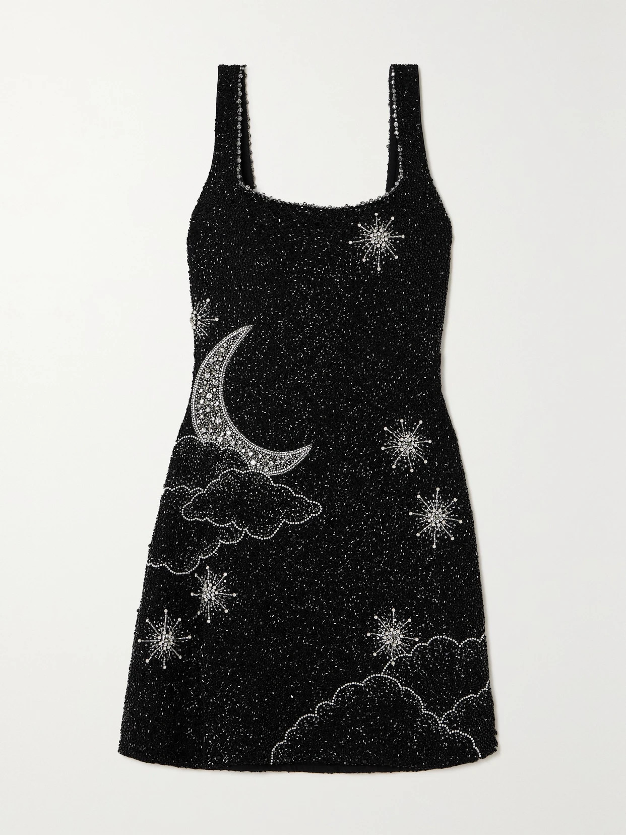 Lucina embellished stretch-mesh mini dress | NET-A-PORTER (US)