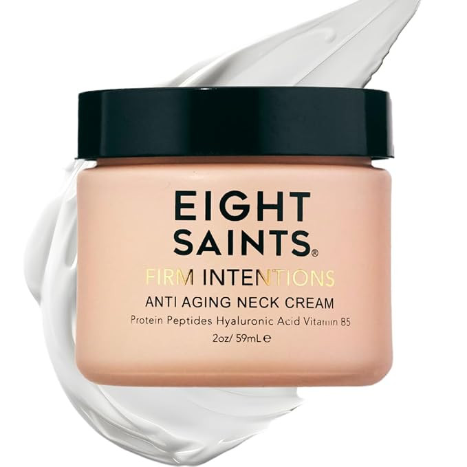Eight Saints Firm Intentions Anti Aging Neck Cream For Firming Skin and Reducing Wrinkles, with P... | Amazon (US)