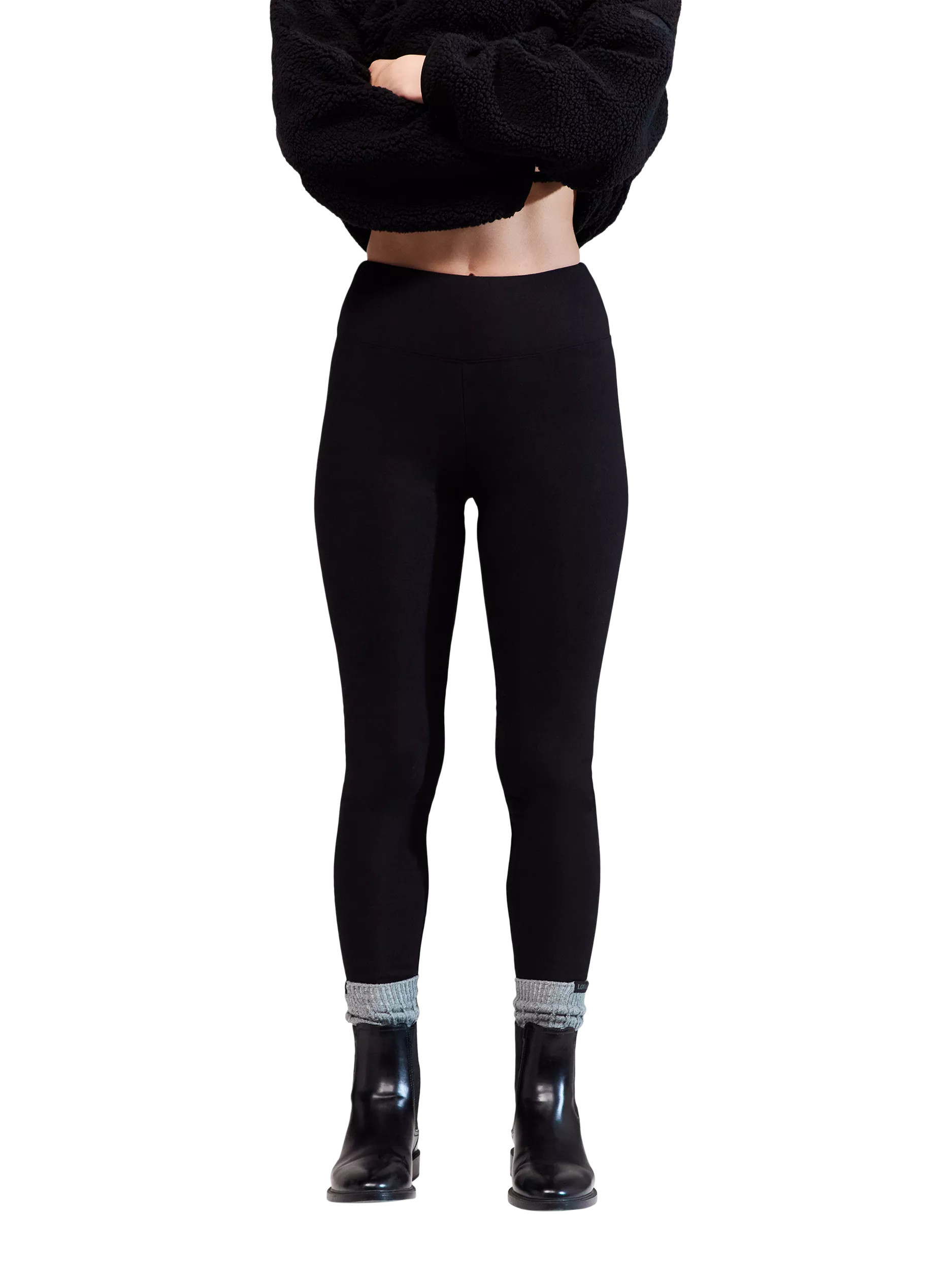 Lovall Winter High Waist Leggings, Black | John Lewis (UK)