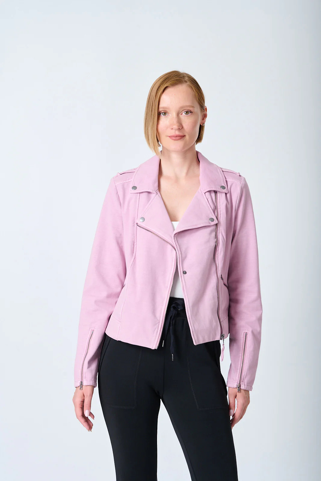 Jaxon Knit Moto Jacket | Marrakech Clothing