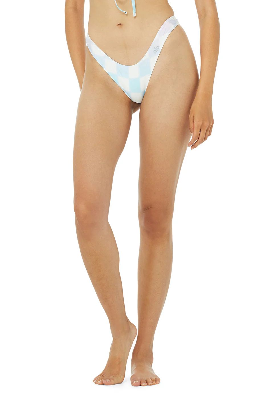 Alo YogaÅ½ | Alo x Frankies Bikinis Katarina Bottom in Pastel Checker, Size: Medium | Alo Yoga