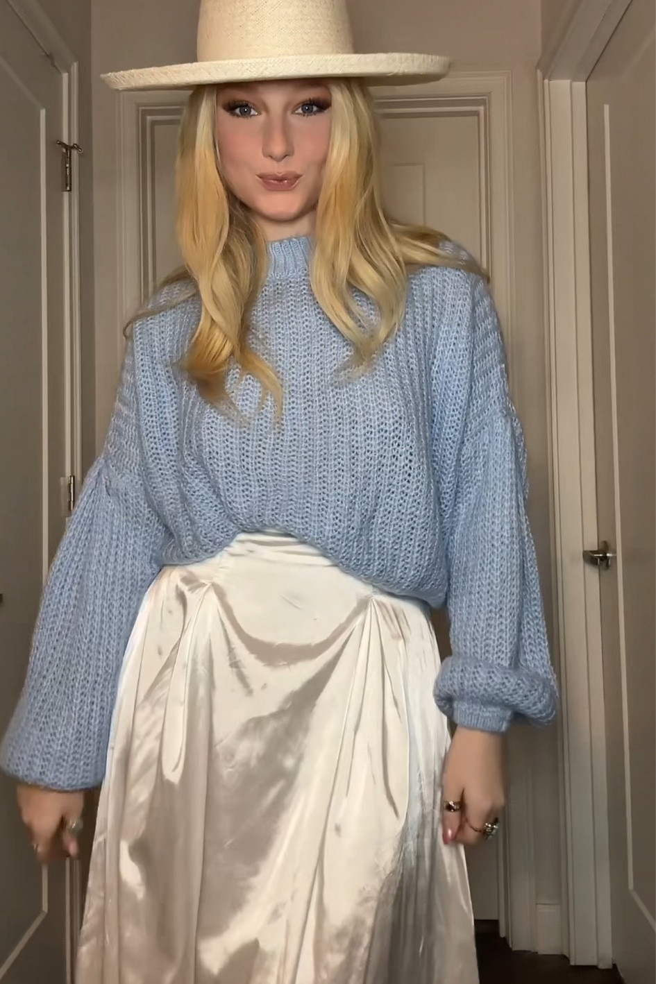 Coastal cowgirl, Amazon, Lainey Wilson, western fashion, satin skirt, spring style, light sweater, straw, cowboy hat, Gigipip sale tecovas 

#LTKVideo #LTKstyletip #LTKsalealert