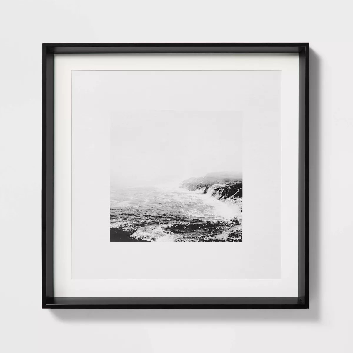 20" x 20" Foggy Shore Framed Wall Art - Threshold™ designed with Studio McGee: Modern MDF & Gla... | Target