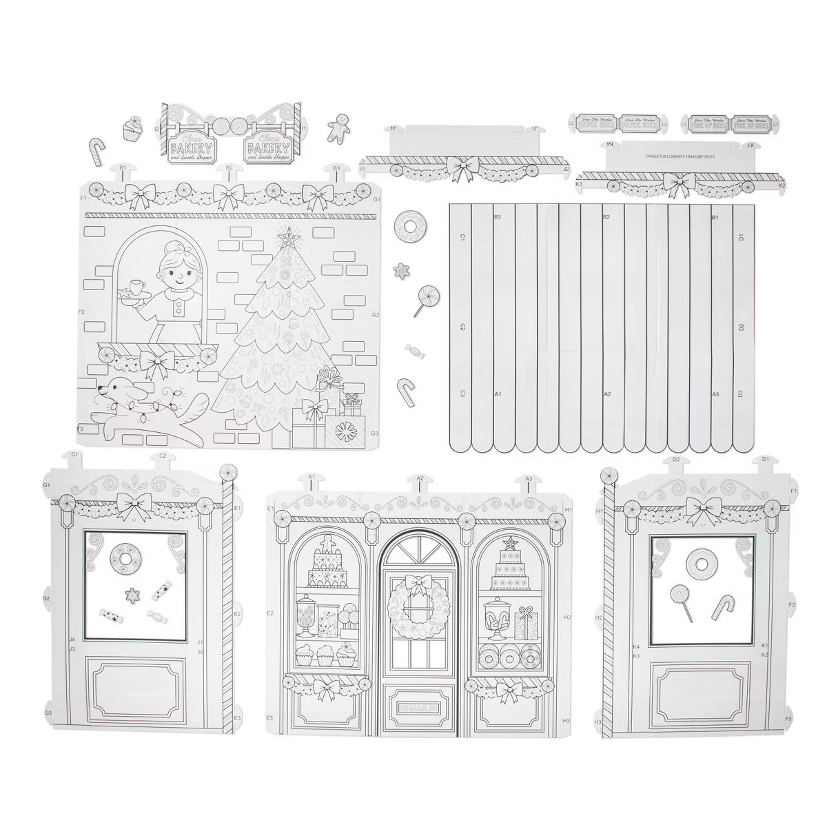 Color-Your-Own Bake Shop Kit - Mondo Llama™ | Target