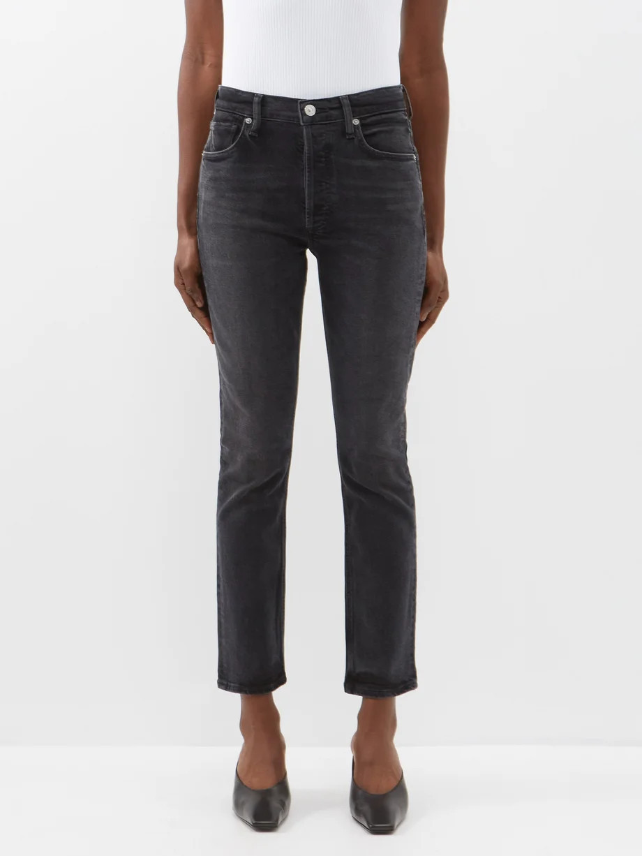 Citizens of HumanityCharlotte high-rise straight-leg jeans | Matches (UK)