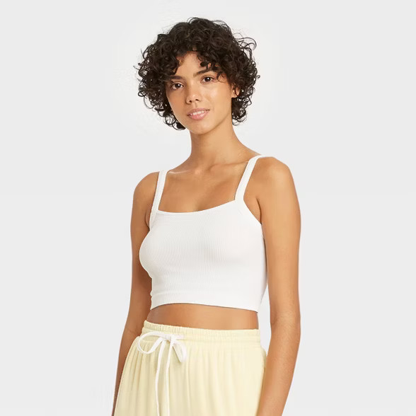 Women's Seamless Ribbed Brami - Colsie™ | Target