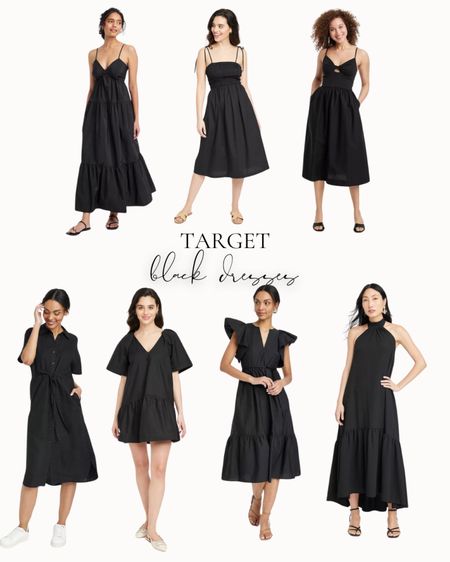 The cutest target black dresses - all on sale right now!

#LTKstyletip #LTKsalealert #LTKfindsunder50