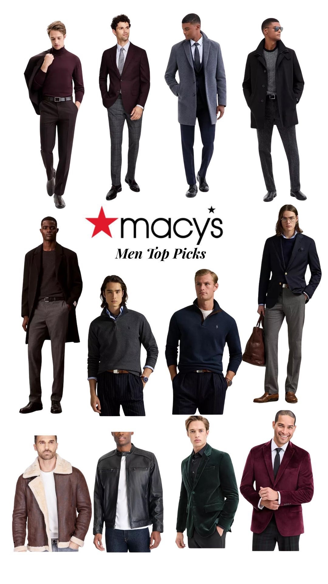 My top men’s picks from Macys for fall winter! 

#LTKSaleAlert #LTKMens #LTKHoliday