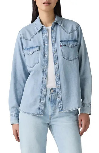 Levi's The Ultimate Western Button-Up Shirt in Big Discussion at Nordstrom Rack, Size X-Small | Nordstrom Rack