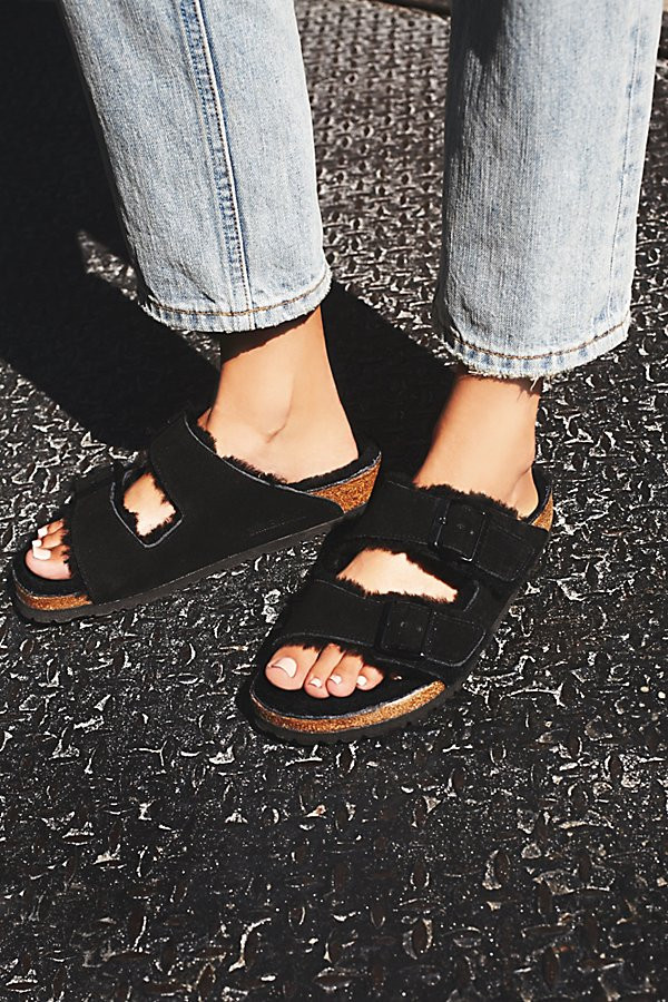 Arizona Shearling Birkenstock Sandals | Free People (Global - UK&FR Excluded)